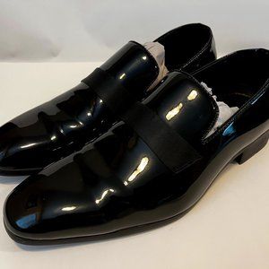 David Stone Tuxedo Slip On Shoes 9 1/2